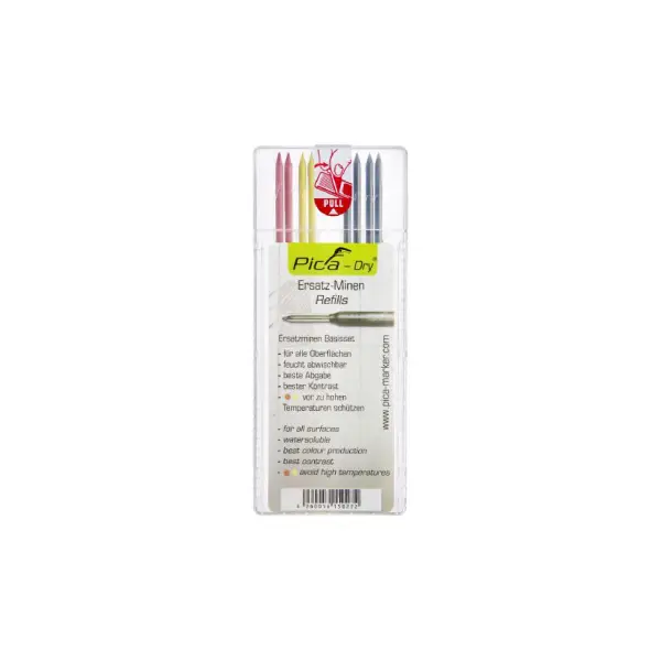 PICA*Estuche 8 minas DRY grafito - 4020