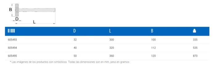 UNIOR*Martillo boca plástica 32 - Ref. 820A