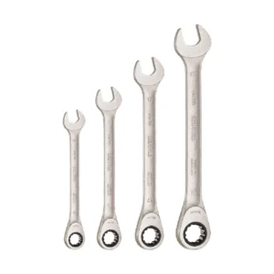 Gedore Juego 4 combinadas de carraca SB 7 R-004 GEDORE*Juego 4 llaves combinadas de carraca - SB 7 R-004