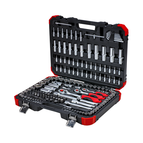 GEDORE*Juego llaves de vaso 1/2"+3/8"+1/4" 172pzs. - 3300058