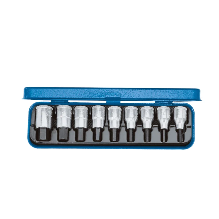 GEDORE*Juego vasos 1/2" 9pzas. - IN-19-PM - 6156250