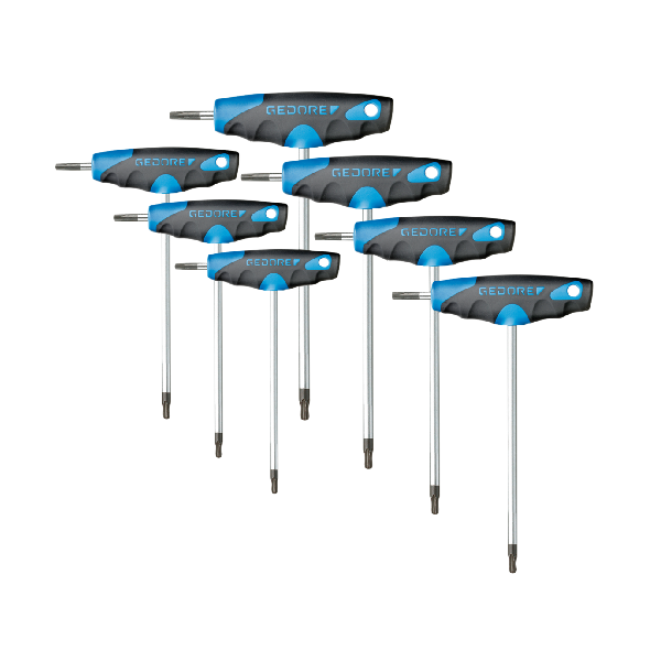 GEDORE*Juego llaves acodadas TORX - DT 2143 KTX-007