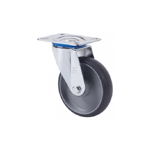 ALEX*Rueda Giratoria Goma Gris - 10ZV160-PGZN - 2-3218*