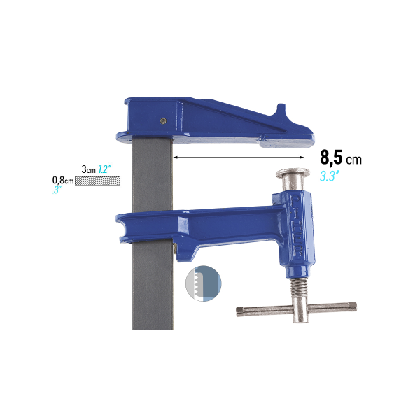 PIHER*Aprieto de émbolo Modelo-E-20 - 03020