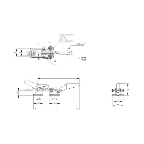 KAKUTA*Brida Tracción KKLT FA-300