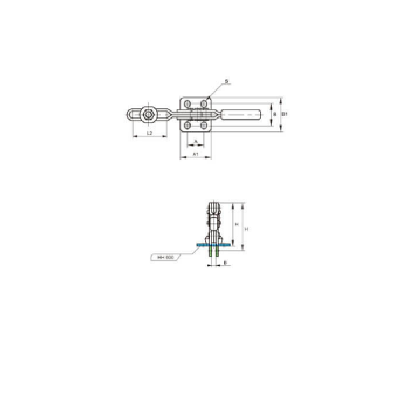 KAKUTA*Brida Brazo Horizontal KKHH-600
