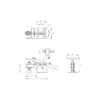 kakuta HV200-300-400 1 KAKUTA*Brida brazo vertical KKHV-200