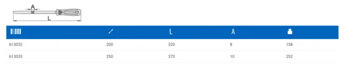 UNIOR*Lima cuadrada con mango 200 - 765H1/2S