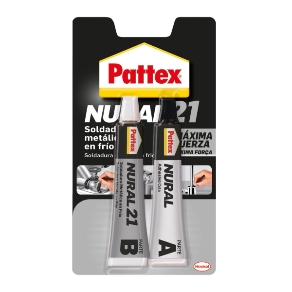 PATTEX NURAL-21 - Soldadura metálica reparadora en frío 120ml.