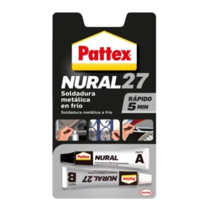 PATTEX NURAL-27 - Soldadura reparadora en frío rápida 22ml.