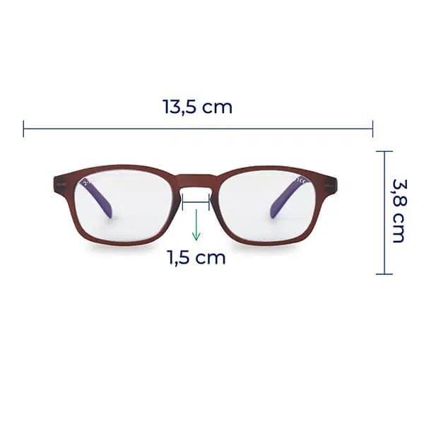 pegaso glazed wood brown F01 2 PEGASO*Gafas BlueStop Glazed Wood Brown - F01 / +2.5 DIOP.