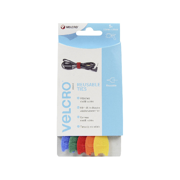 VELCRO*Straps Correa 12mm. x 20cm. Multicolor