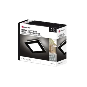 VELCRO*Cinta adhesiva para alta temperatura - 50 mm X 25 mts. - NEGRO