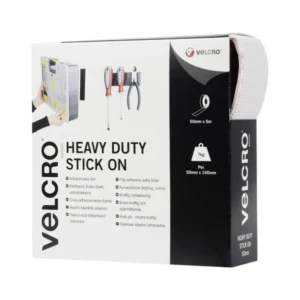 VELCRO*Cinta Velcro Ultrafuerte 50mm. X 5 mts. Blanco