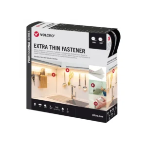 VELCRO*Cinta de gancho y bucle - Negro - 20mm. x 5mts.