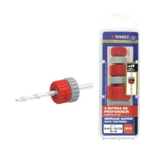 TIVOLY*3 topes de profunidad para brocas - 11109720001