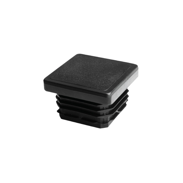 Contera cuadrada interior estriada tubos estructurales - ref. 26 - 80x80