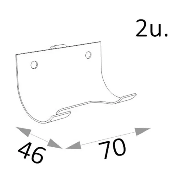 HECO*110008 Soporte maza (2 unidades) *