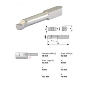 ISO9 1010R KM15 canela CANELA*Herramienta ISO9 HTA.1010R (4974)KM15 K-6
