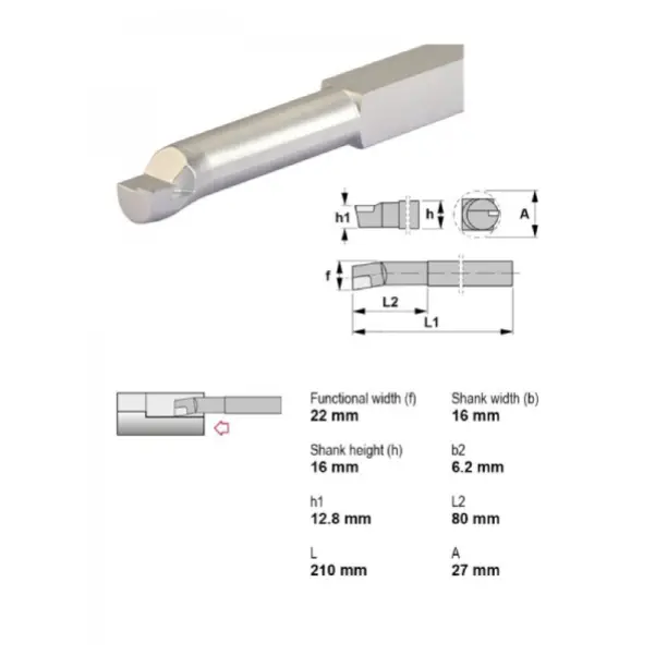 CANELA*Herramienta ISO9 1616R PM25 D-4974 K21(P30)