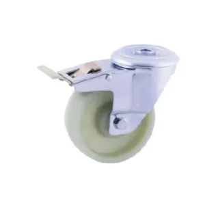 AFO*Rueda Ø80mm. con sistema de freno doble - 204/80 FDA FV - 30634