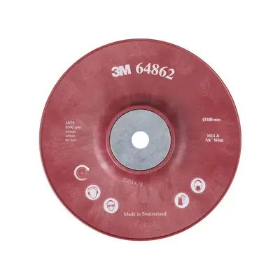 3M*Soporte disco fibra 64862 - 180mm.