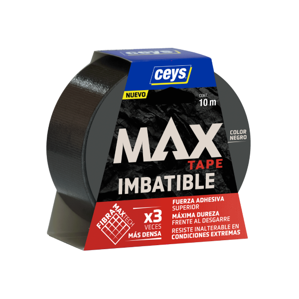CEYS*Cinta MAX negra o plata 10M. x 48mm.