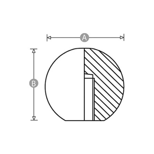 OPAC*R301-5 Esfera rosca directa M-5