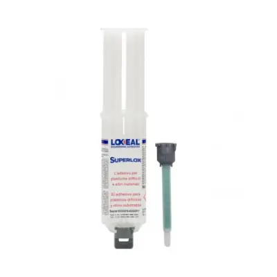 LOXEAL*Adhesivo SUPERLOX + Boquilla MBQ05-16L DOBLE - 25ml.