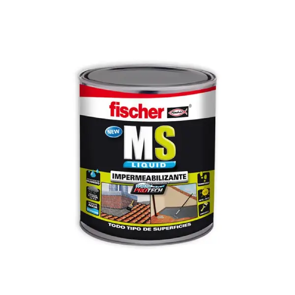 FISCHER*MS Liquido 1KG negro*