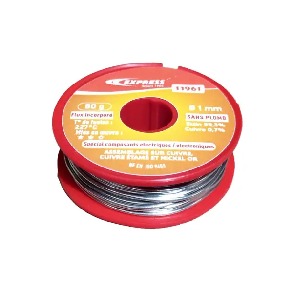 Rollo estaño aportación 80g. 99.3%*