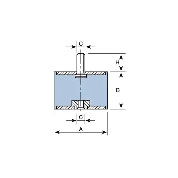AMC*121013 Soporte cilínd. mixto M-5 16x20*