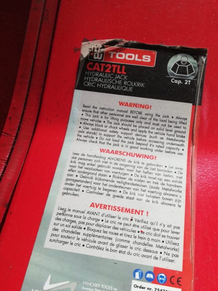 Gato carretilla perfil bajo