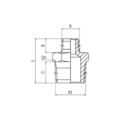 AIGNEP*Prolongación 1/4-3/8 - Ref. 2020