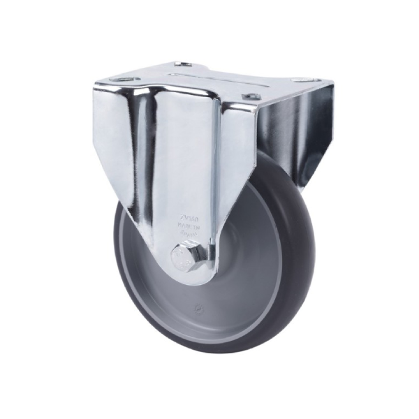 ALEX*Rueda fija 17ZVL80-PGZN - Goma gris - 2-3220