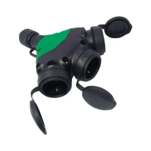 Enchufe goma base triple 230/16A - 81033